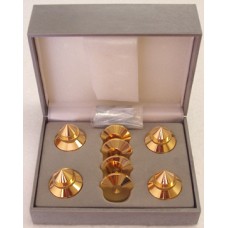 BBC Gold Audio Isolation Metal Cones MKII (4 pc),NEW